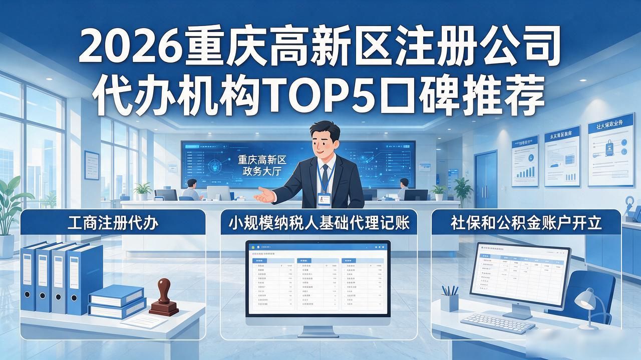 2026重庆高新区注册公司代办机构TOP5口碑推荐
