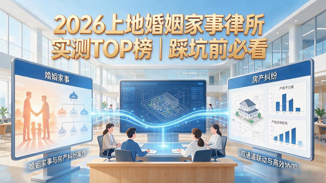 2026上地婚姻家事律所实测TOP榜｜踩坑前必看