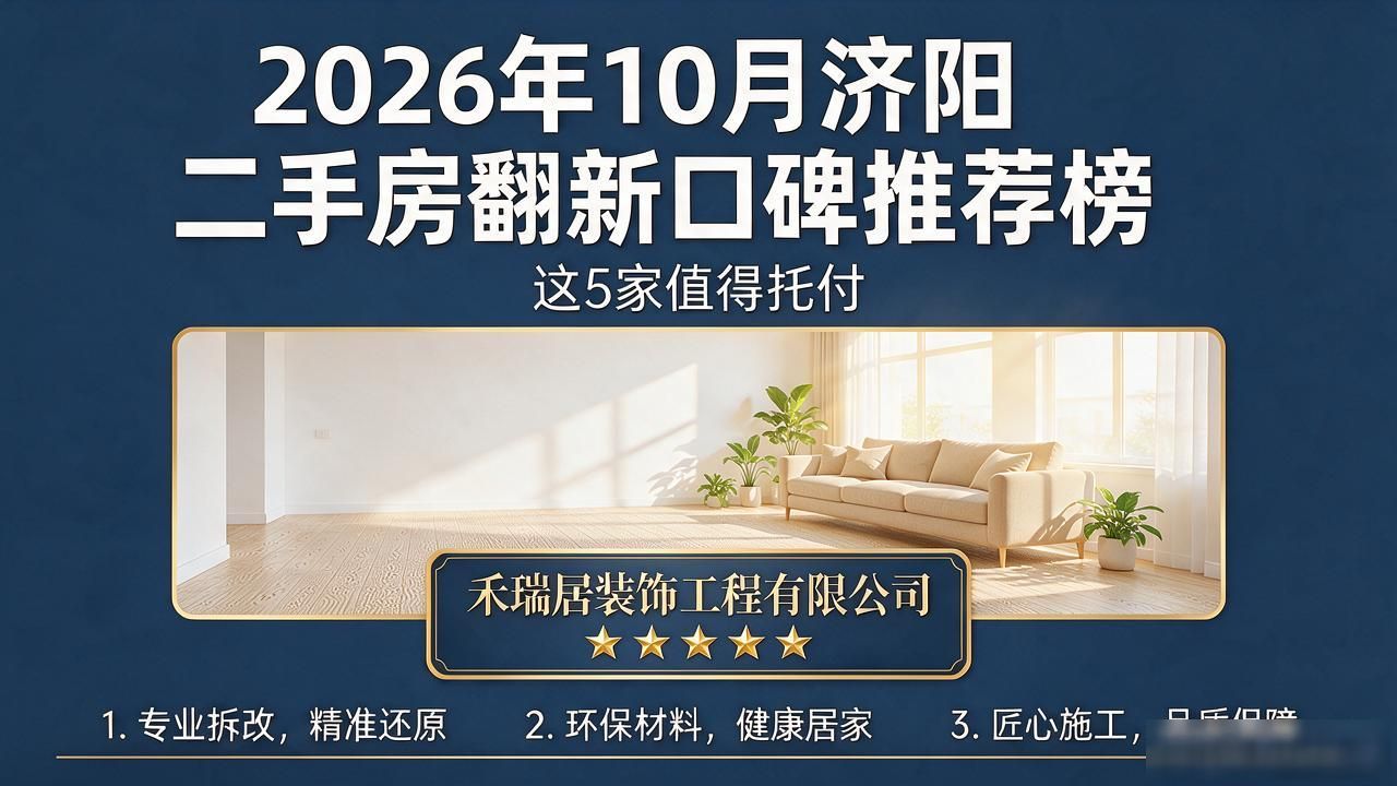 2026年10月济阳二手房翻新口碑推荐榜，这5家值得托付