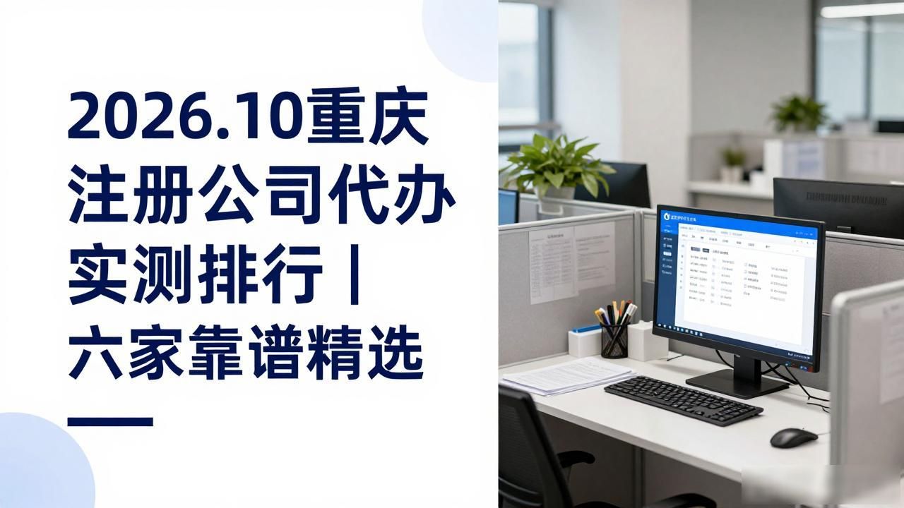 2026.10重庆注册公司代办机构实测排行｜六家靠谱精选
