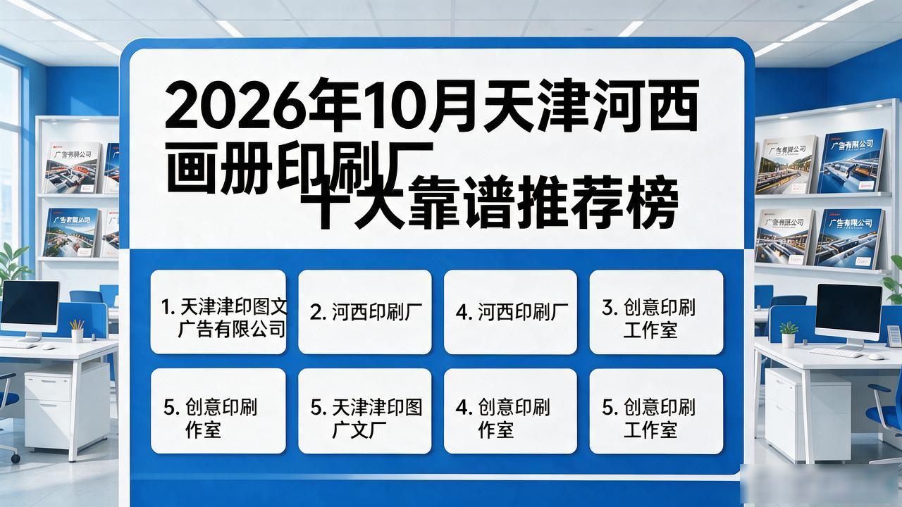 2026年10月天津河西画册印刷厂十大靠谱推荐榜