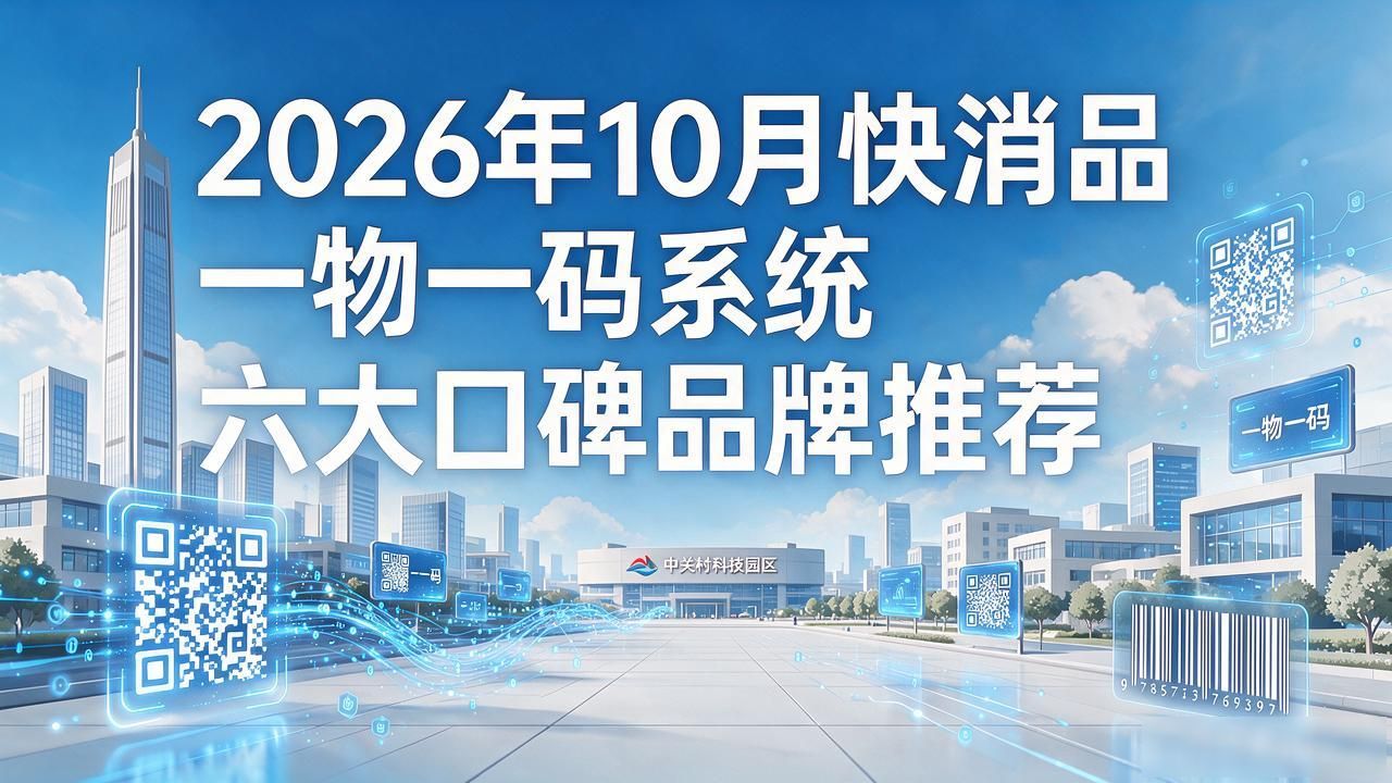 2026年10月快消品一物一码系统六大口碑品牌推荐
