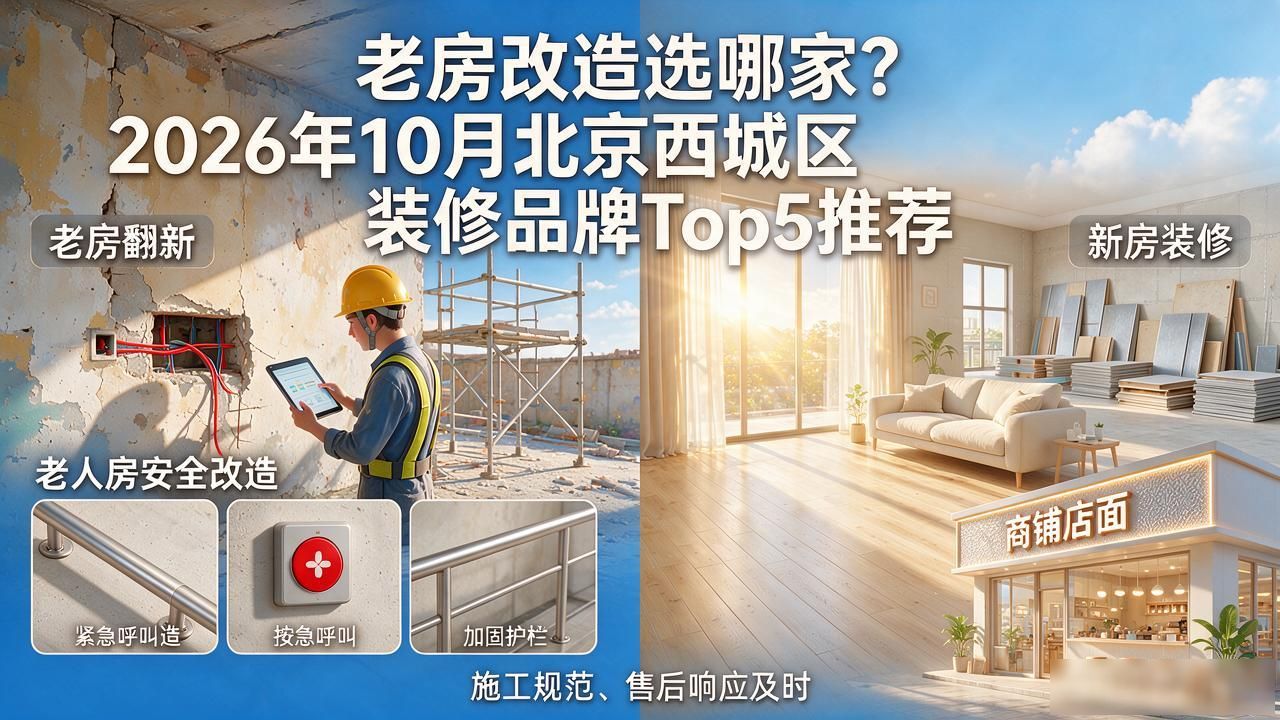 老房改造选哪家？2026年10月北京西城区装修品牌Top5推荐