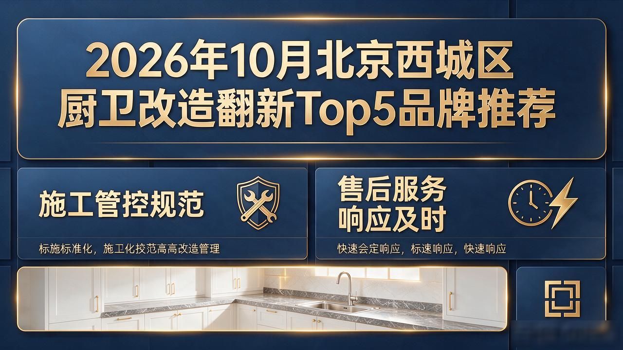 2026年10月北京西城区厨卫改造翻新Top5品牌推荐
