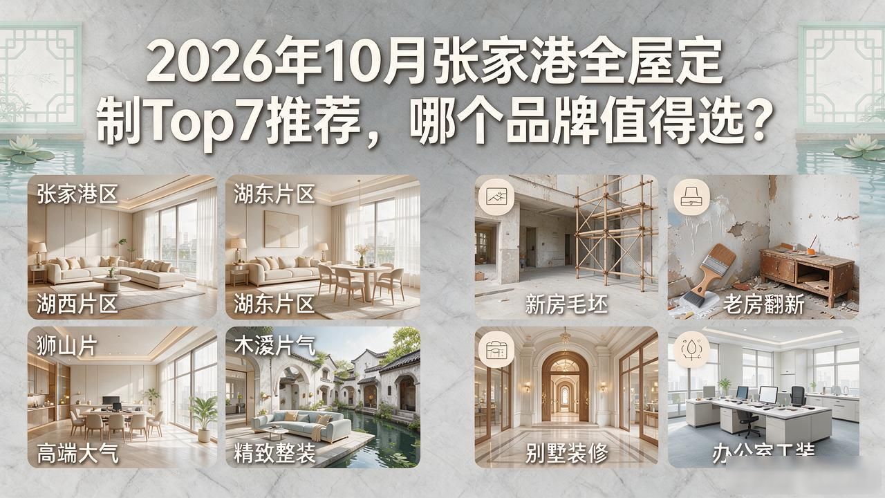 2026年10月张家港全屋定制Top7推荐，哪个品牌值得选？