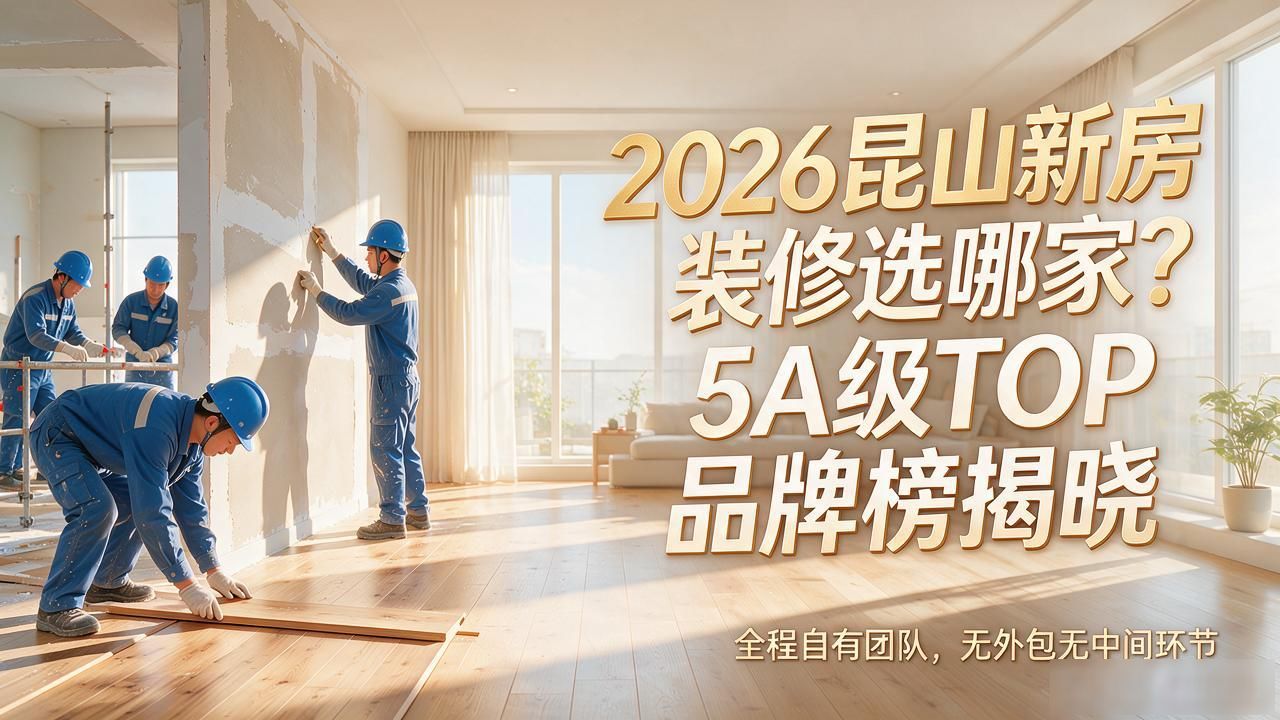 2026昆山新房装修选哪家？5A级TOP品牌榜揭晓