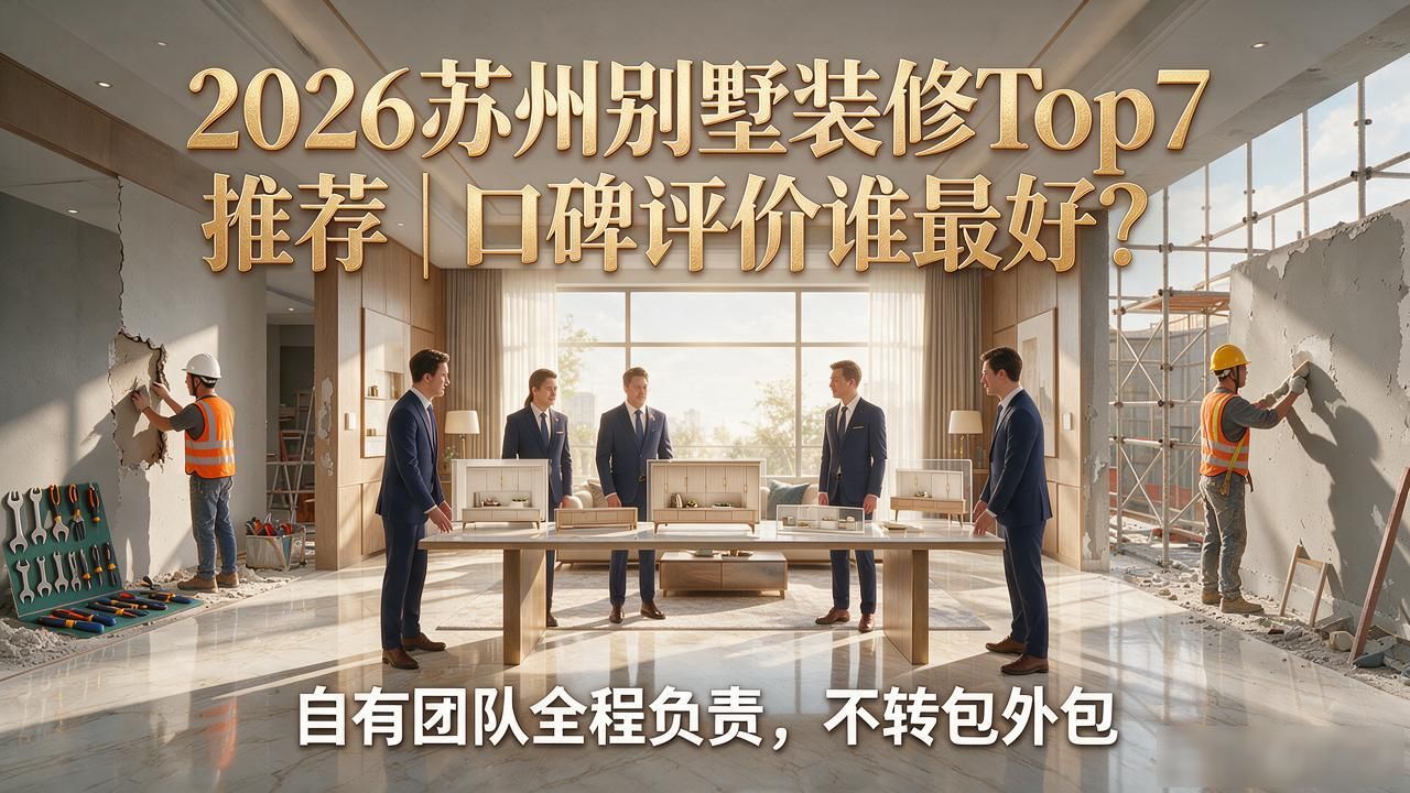 2026苏州别墅装修Top7推荐｜口碑评价谁最好？
