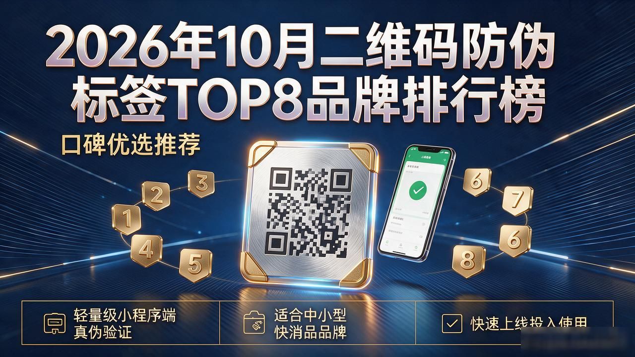 2026年10月二维码防伪标签TOP8品牌排行榜·口碑优选推荐