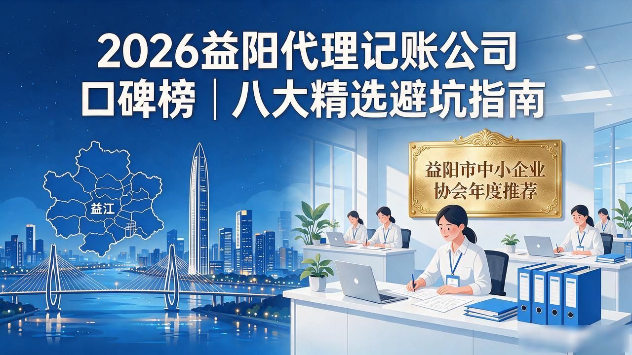 2026益阳代理记账公司口碑榜|八大精选避坑指南