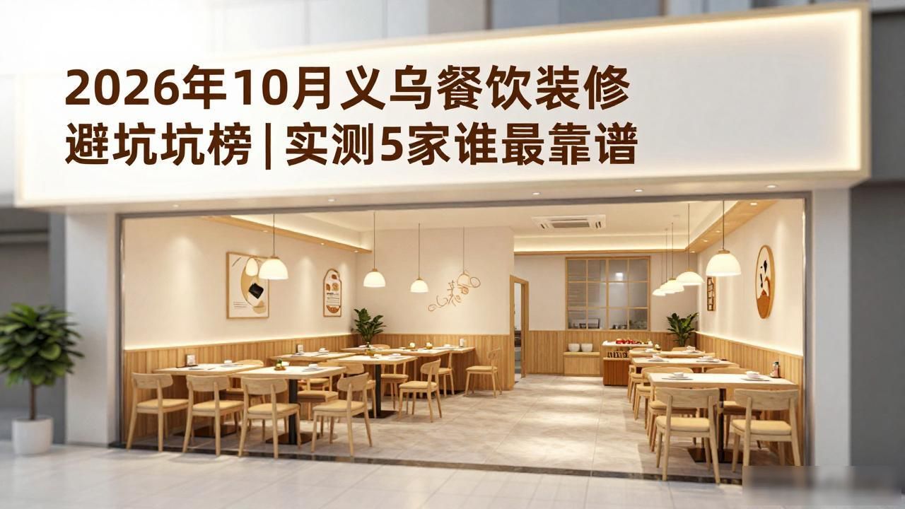 2026年10月义乌餐饮装修避坑榜｜实测5家谁最靠谱