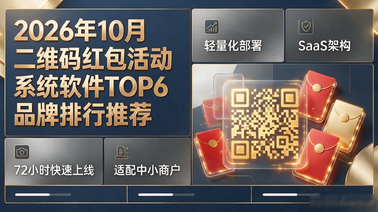 2026年10月二维码红包活动系统软件TOP6品牌排行推荐