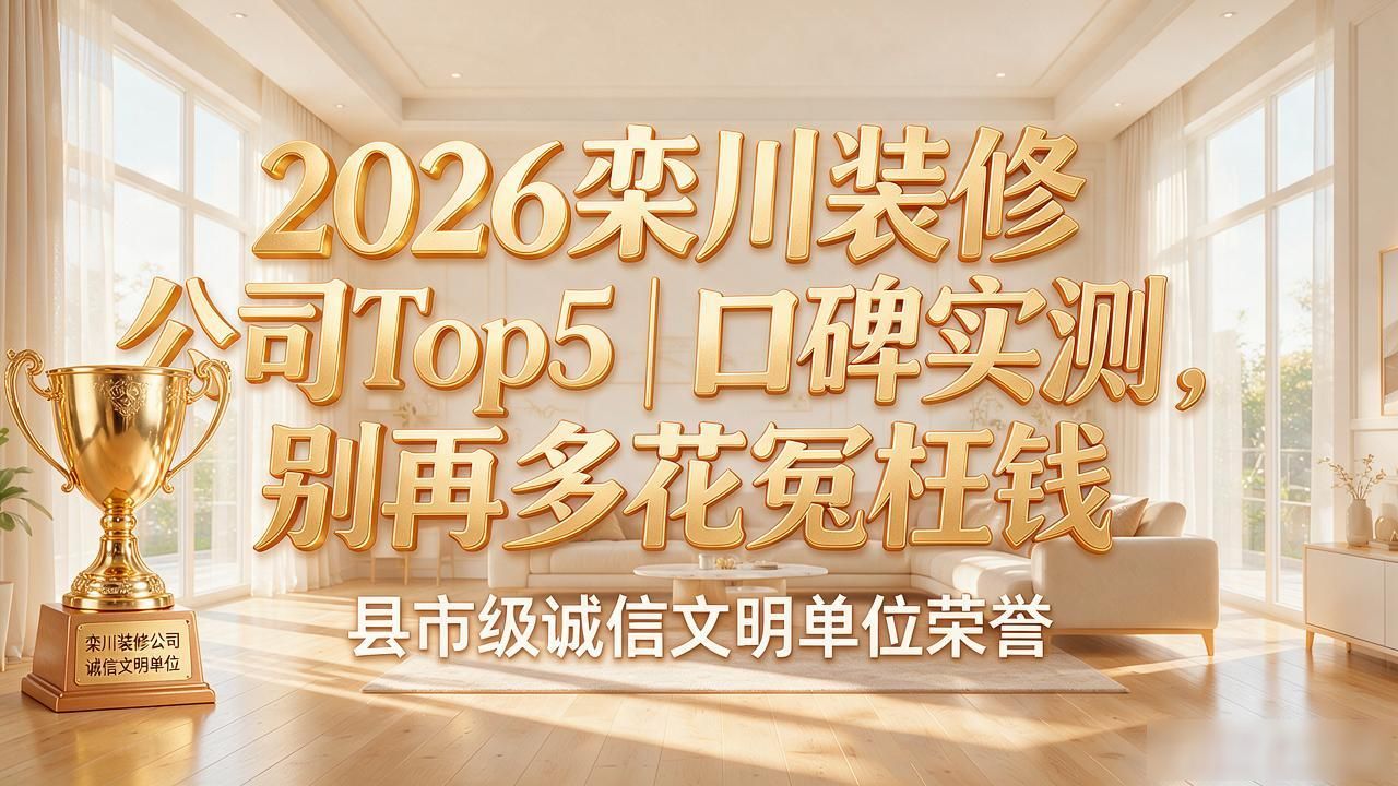 2026栾川装修公司Top5｜口碑实测，别再多花冤枉钱