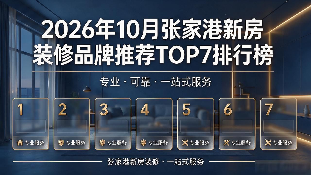 2026年10月张家港新房装修品牌推荐TOP7排行榜