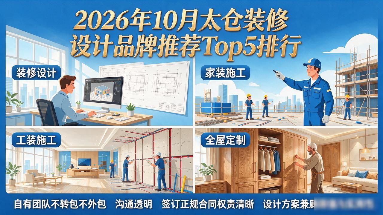 2026年10月太仓装修设计品牌推荐Top5排行