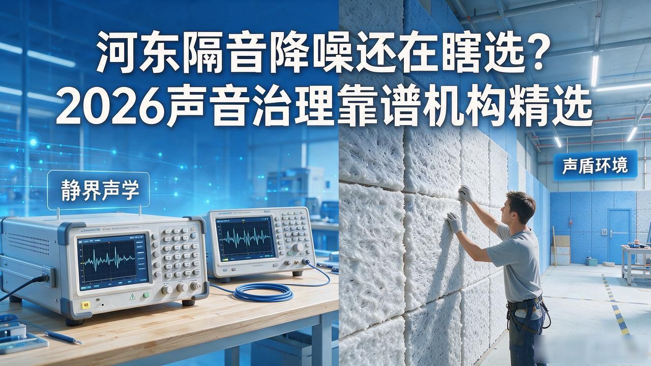 河东隔音降噪还在瞎选？2026声音治理靠谱机构精选