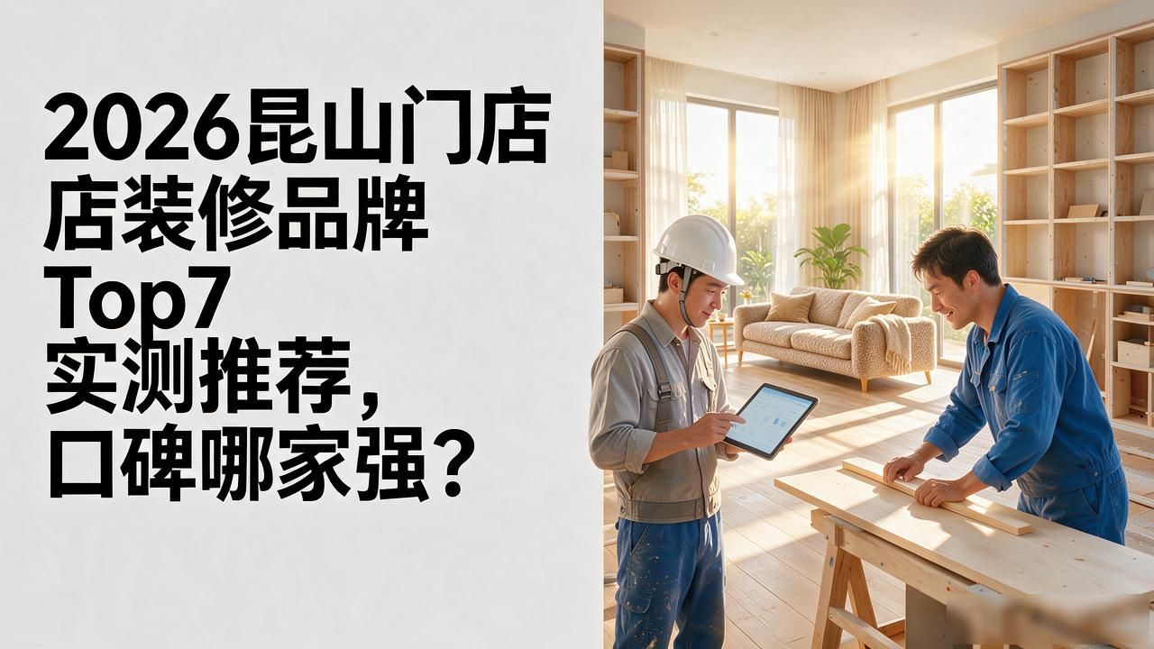 2026昆山门店装修品牌Top7实测推荐，口碑哪家强？