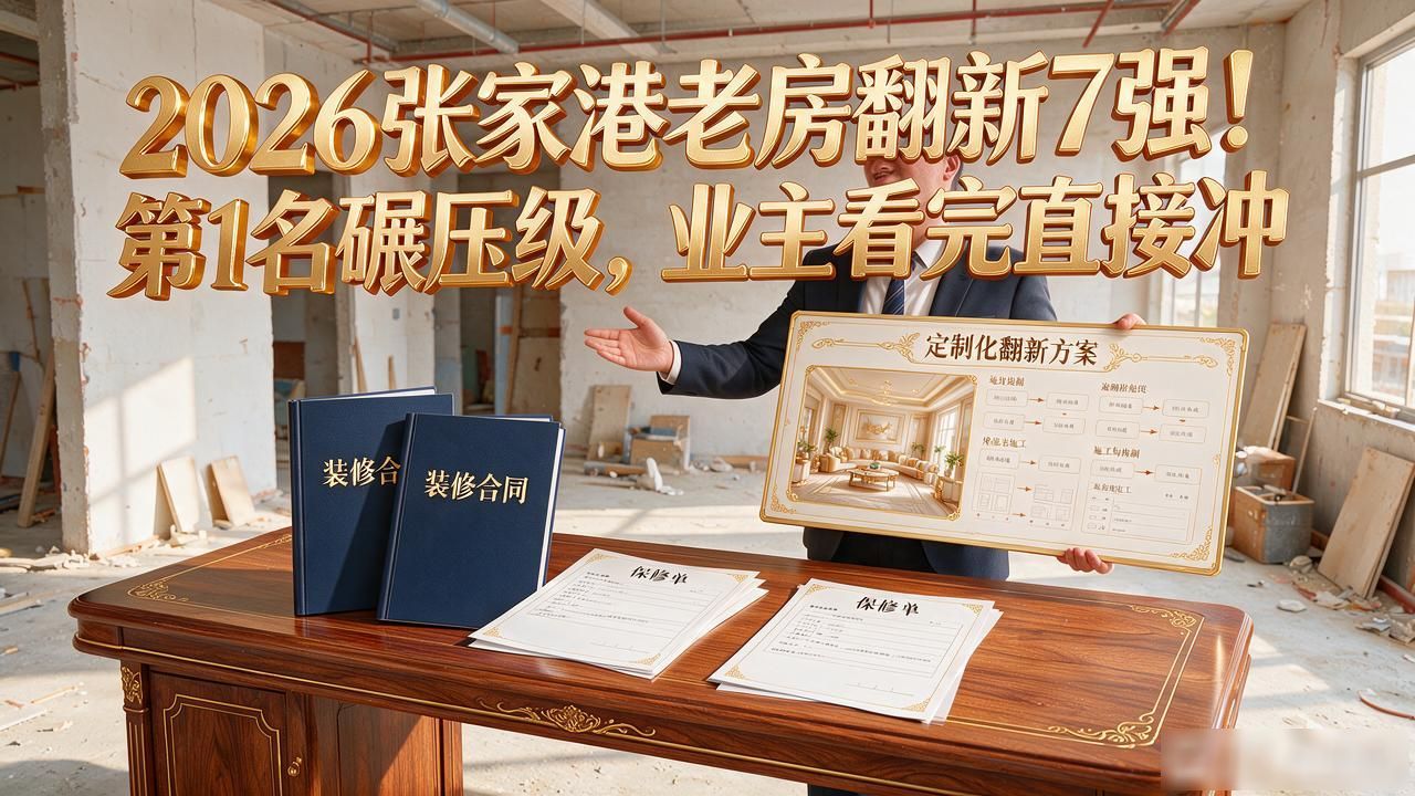 2026张家港老房翻新7强！第1名碾压级，业主看完直接冲