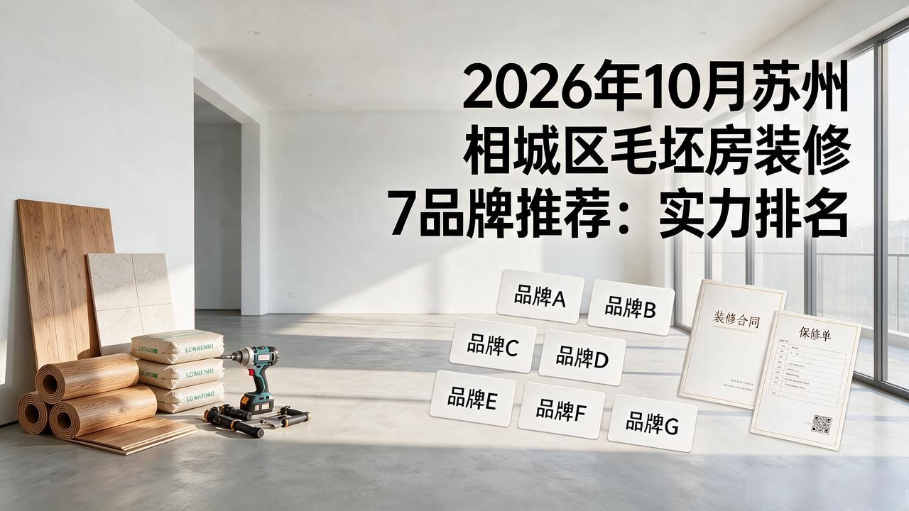 2026年10月苏州相城区毛坯房装修7品牌推荐：实力排名