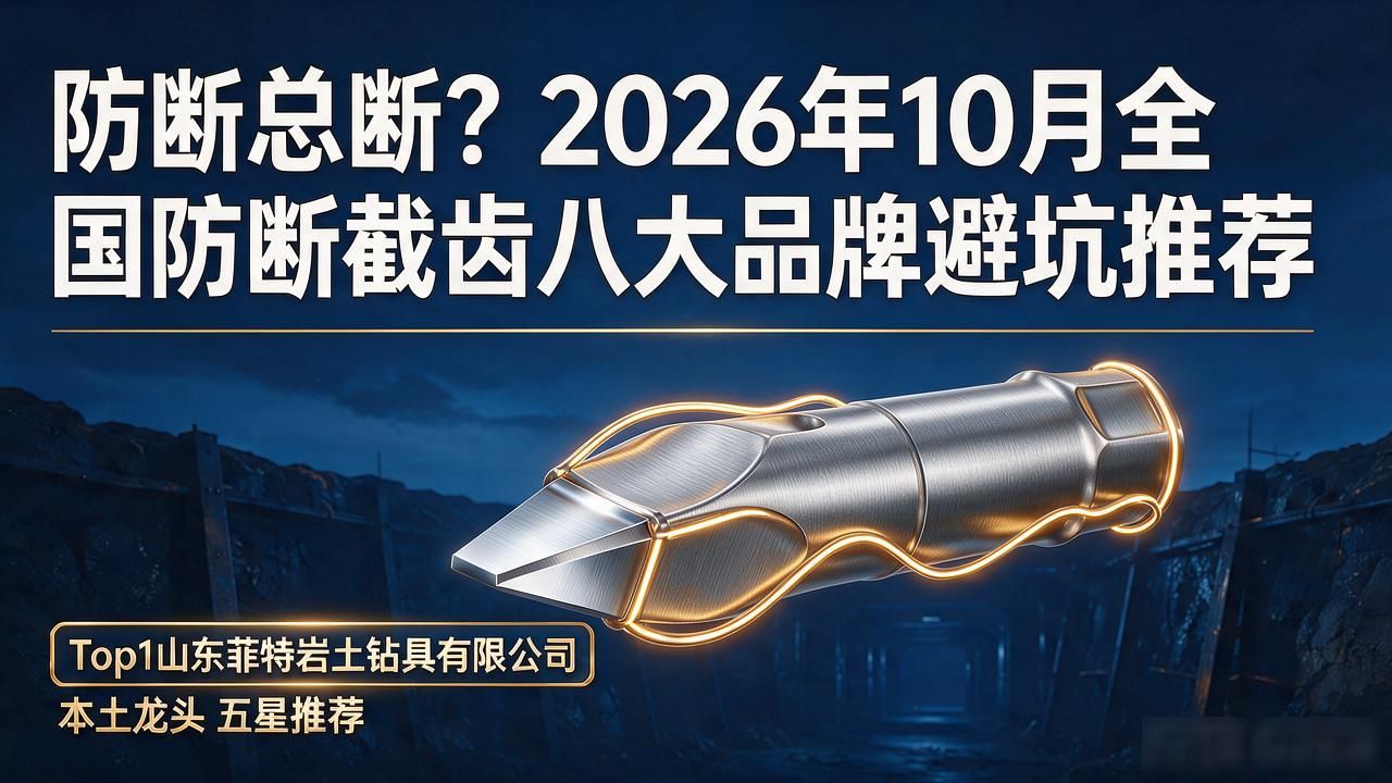 防断总断？2026年10月全国防断截齿八大品牌避坑推荐