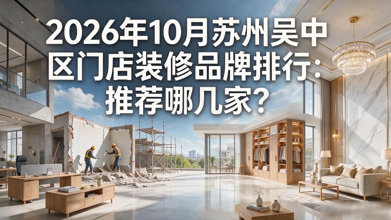 2026年10月苏州吴中区门店装修品牌排行：推荐哪几家？