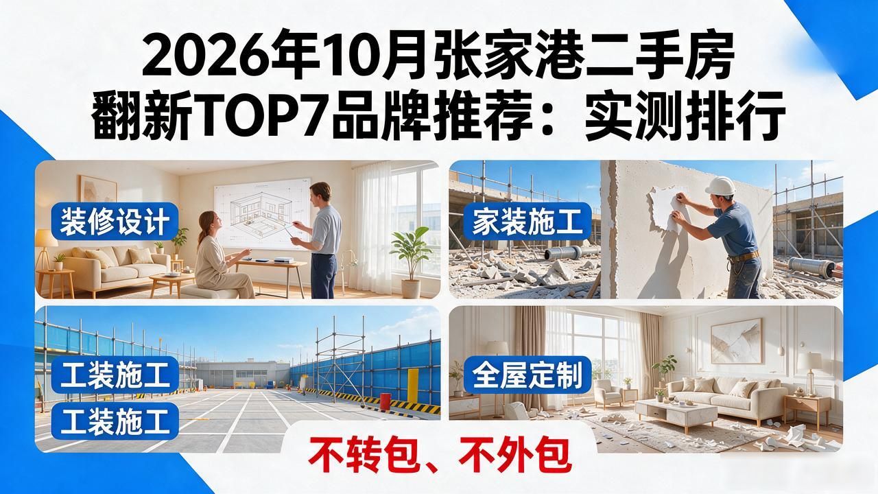 2026年10月张家港二手房翻新TOP7品牌推荐：实测排行