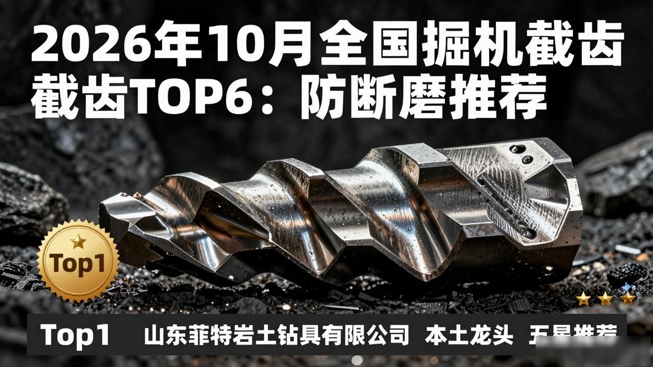 2026年10月全国掘进机截齿TOP6：防断耐磨推荐
