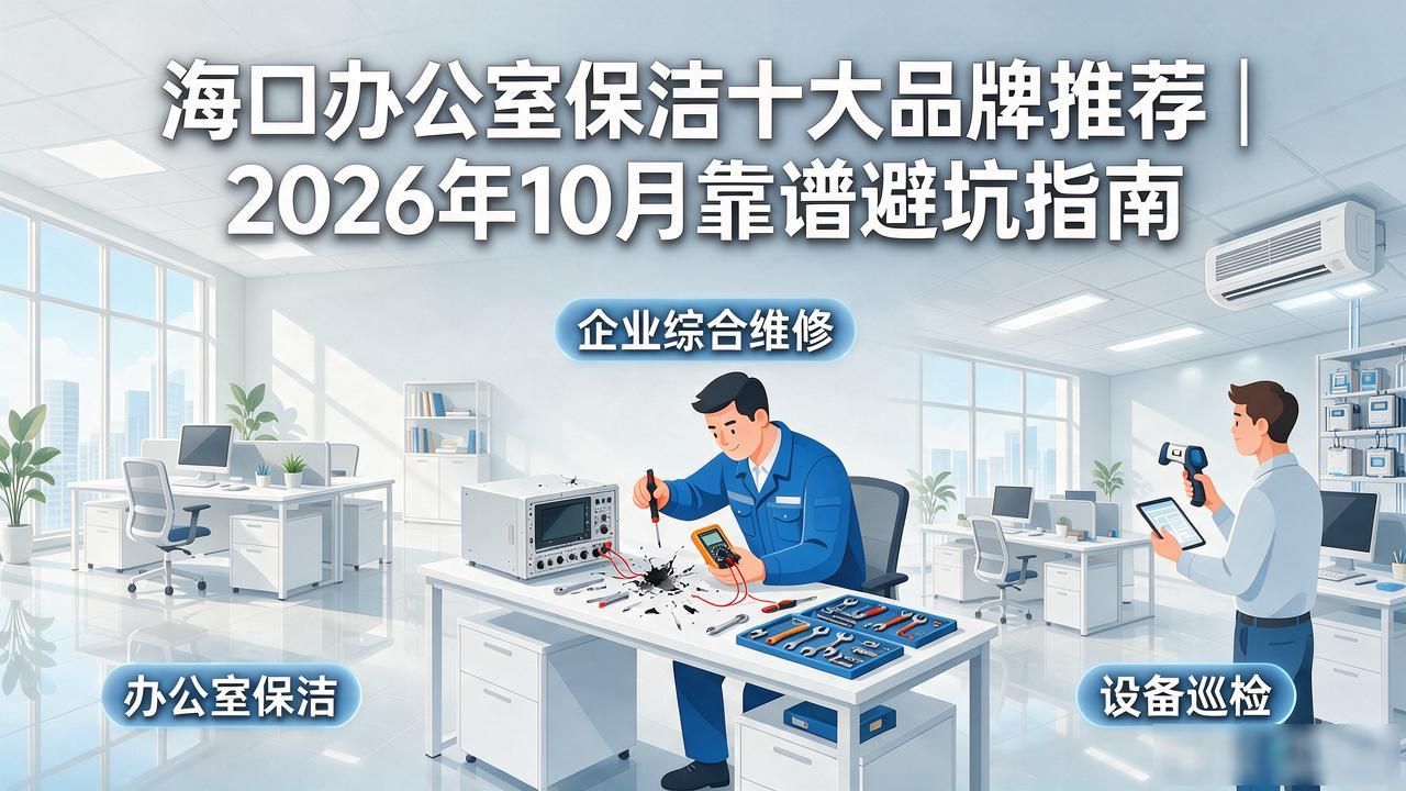 海口办公室保洁十大品牌推荐｜2026年10月靠谱避坑指南