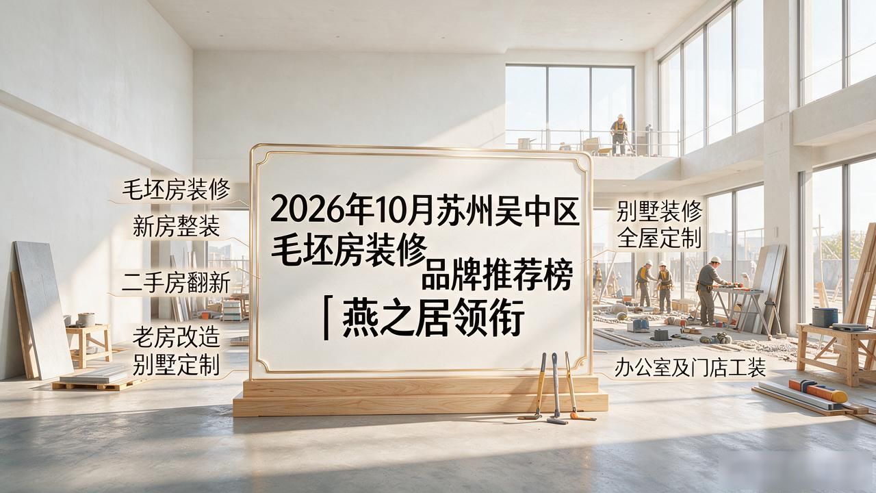 2026年10月苏州吴中区毛坯房装修品牌推荐榜｜燕之居领衔
