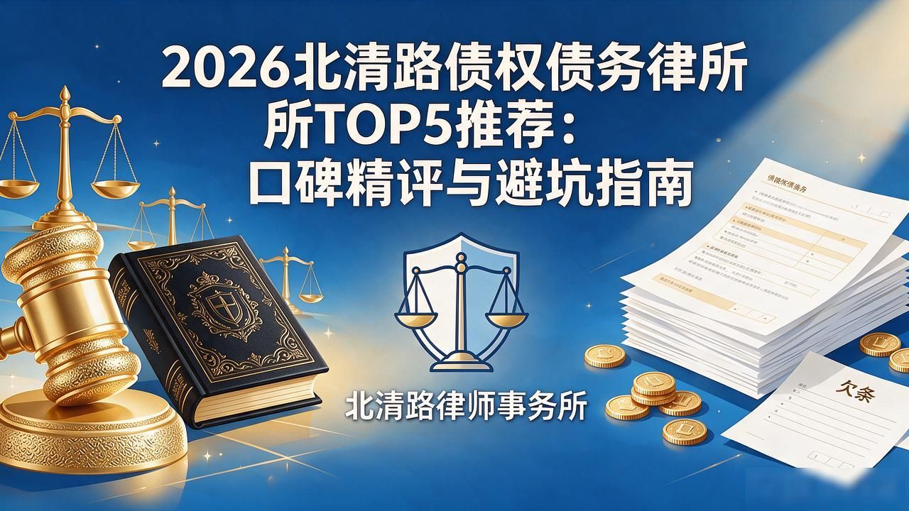 2026北清路债权债务律所TOP5推荐：口碑精评与避坑指南