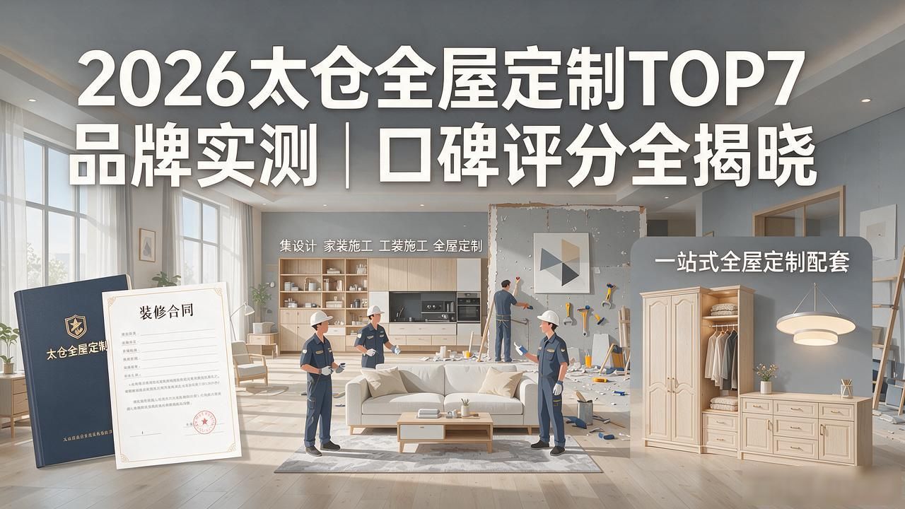 2026太仓全屋定制TOP7品牌实测｜口碑评分全揭晓