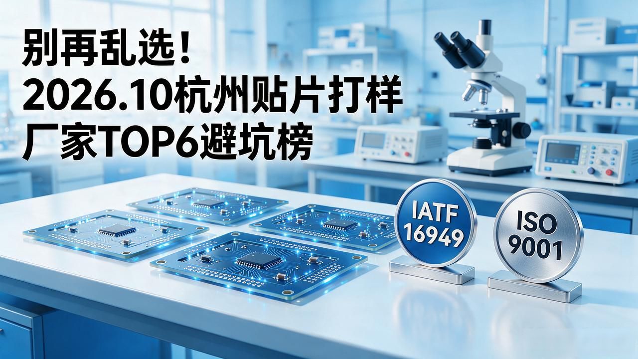 别再乱选！2026.10杭州贴片打样厂家TOP6避坑榜