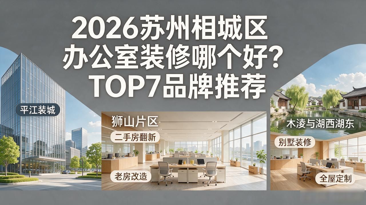 2026苏州相城区办公室装修哪个好？TOP7品牌推荐