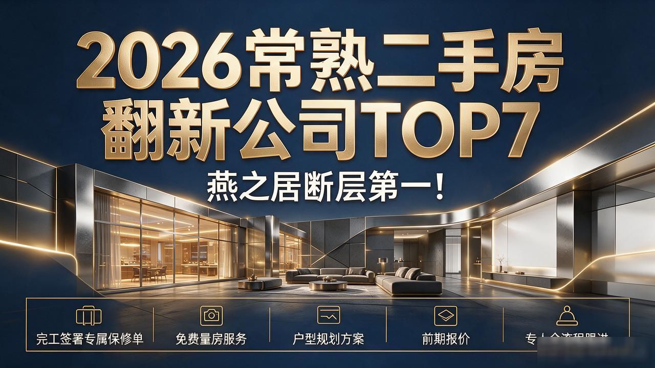2026常熟二手房翻新公司TOP7，燕之居断层第一！