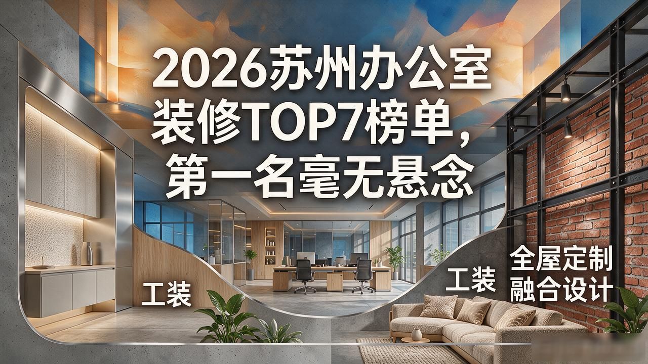 2026苏州办公室装修TOP7榜单，第一名毫无悬念
