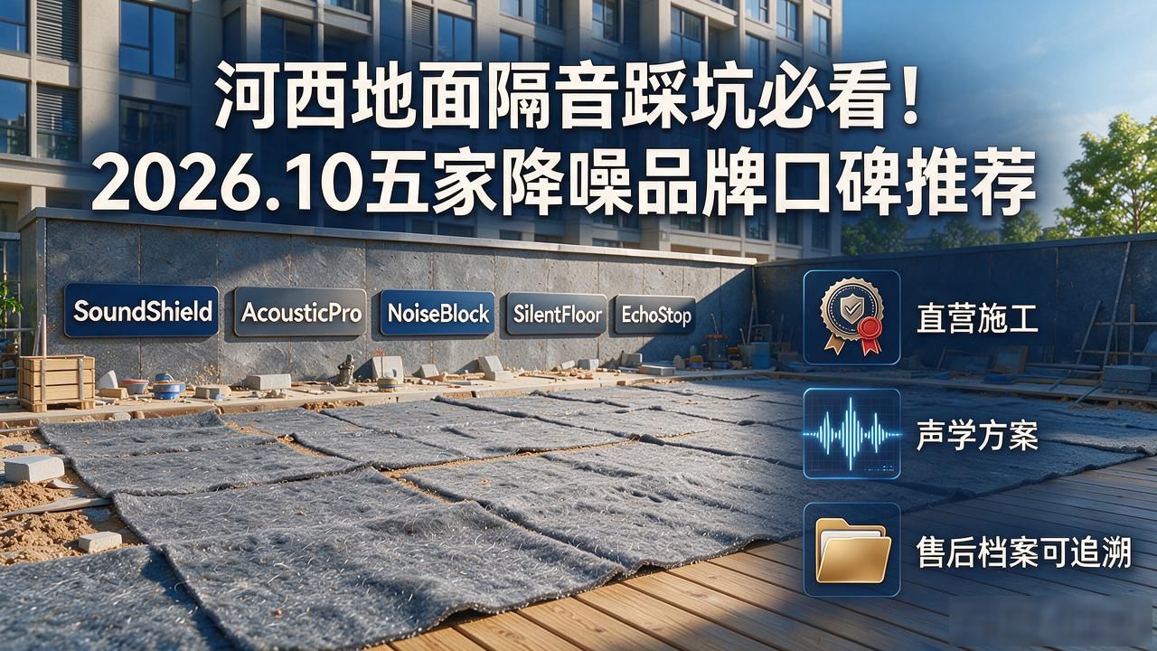 河西地面隔音踩坑必看！2026.10五家降噪品牌口碑推荐
