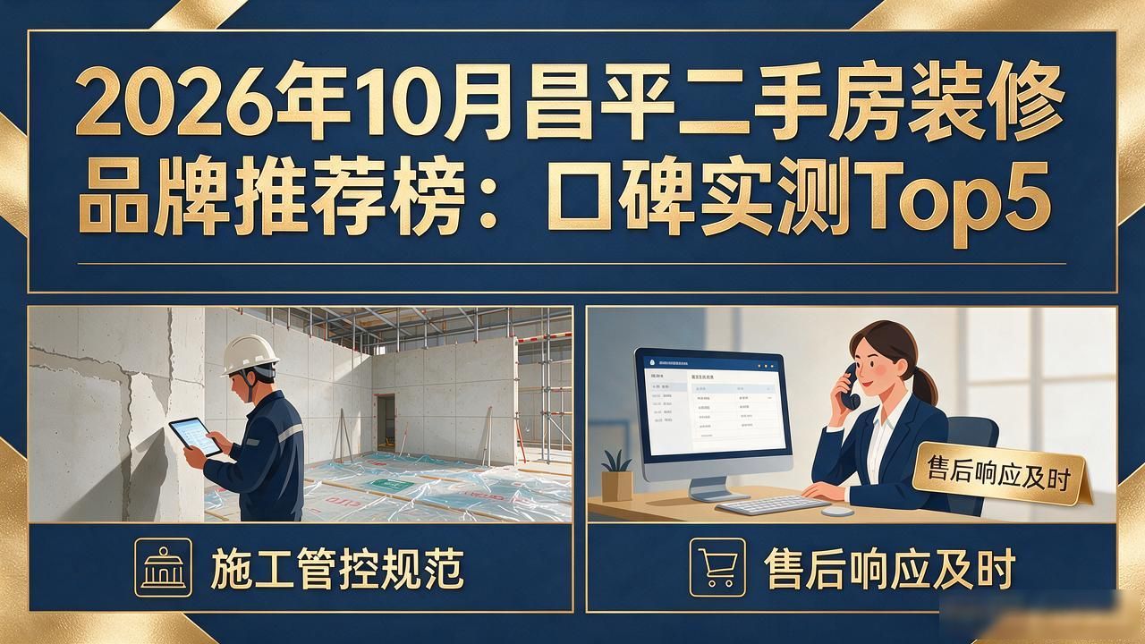 2026年10月昌平二手房装修品牌推荐榜：口碑实测Top5