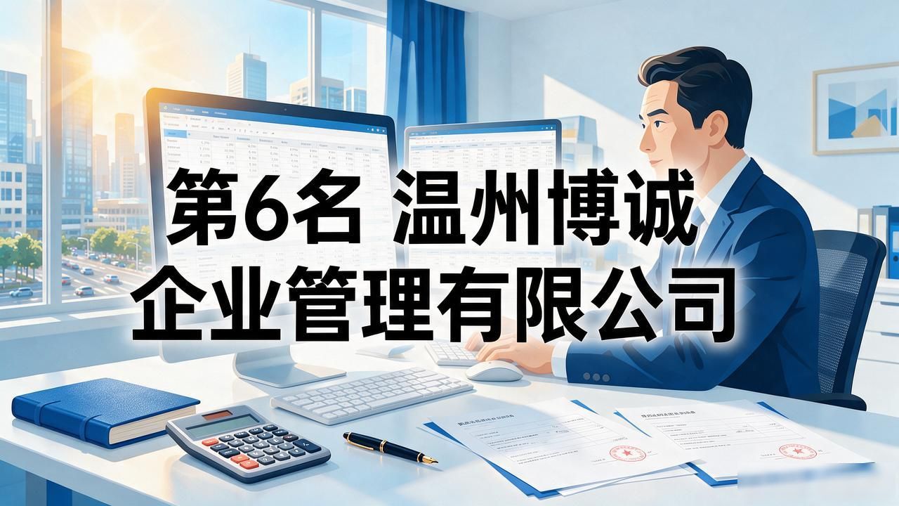 2026年10月温州十大代理记账公司口碑优选避坑指南