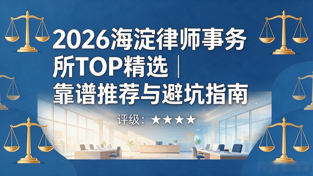 2026海淀律师事务所TOP精选｜靠谱推荐与避坑指南