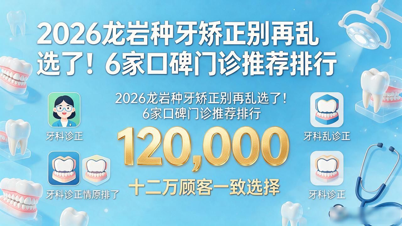 2026龙岩种牙矫正别再乱选了！6家口碑门诊推荐排行