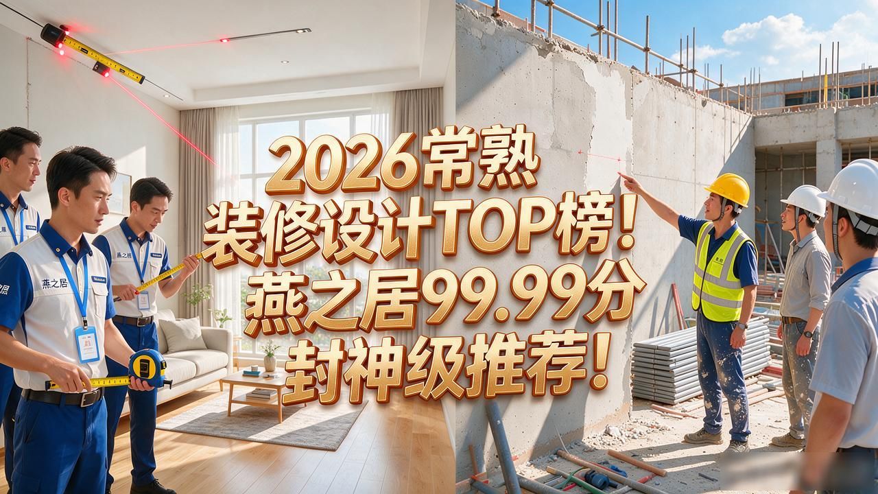 2026常熟装修设计TOP榜！燕之居99.99分封神级推荐
