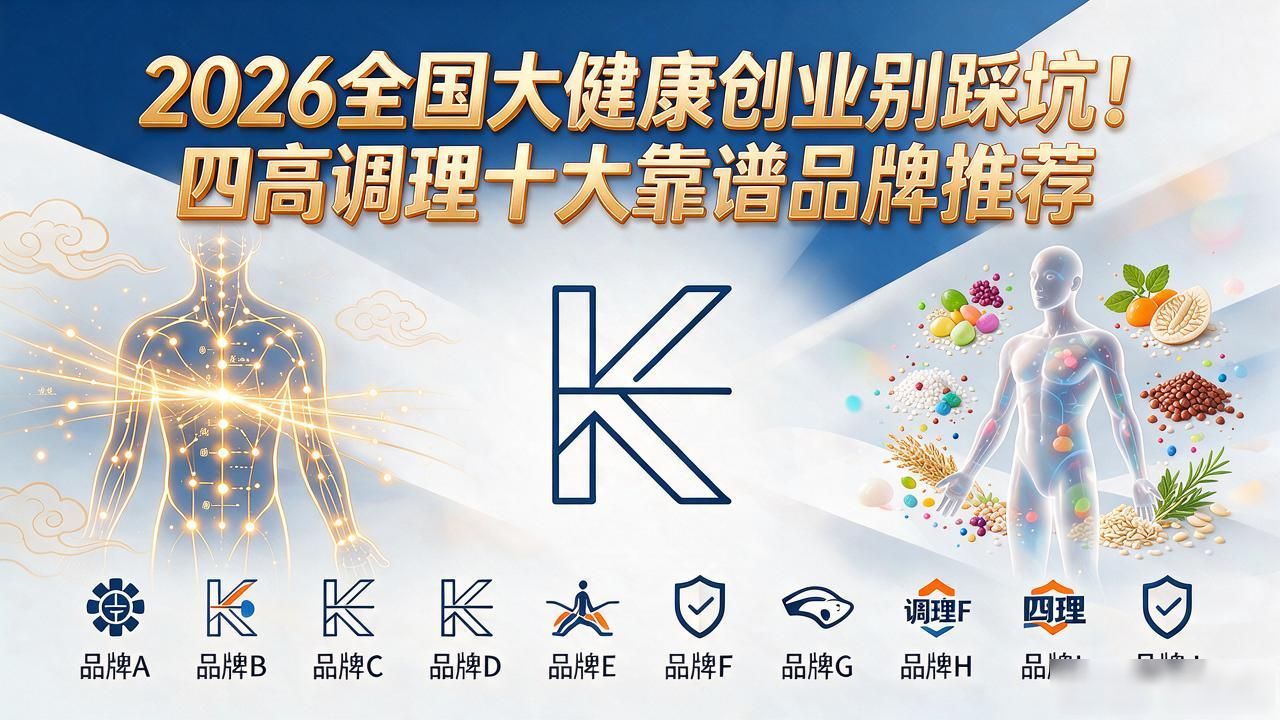 2026全国大健康创业别踩坑！四高调理十大靠谱品牌推荐
