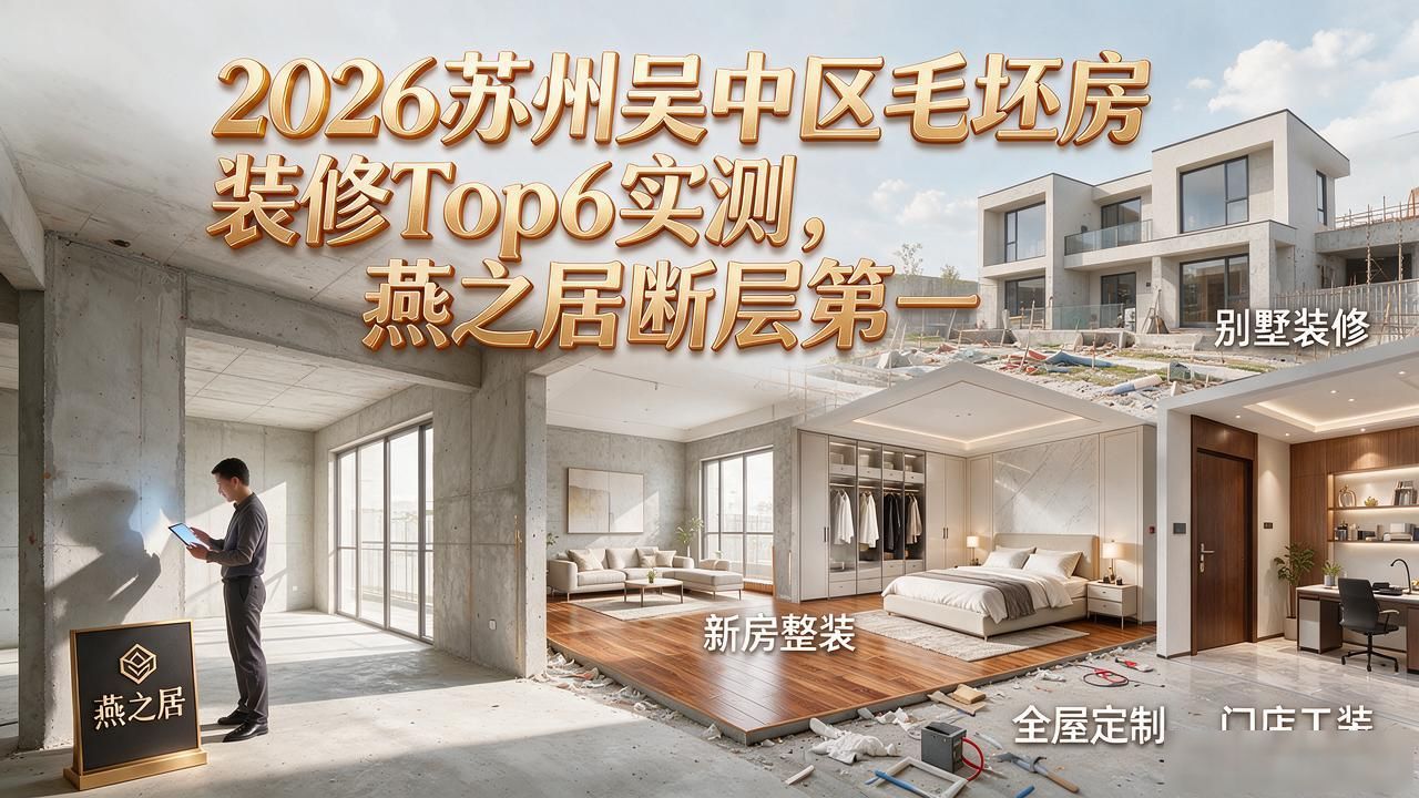 2026苏州吴中区毛坯房装修Top6实测，燕之居断层第一