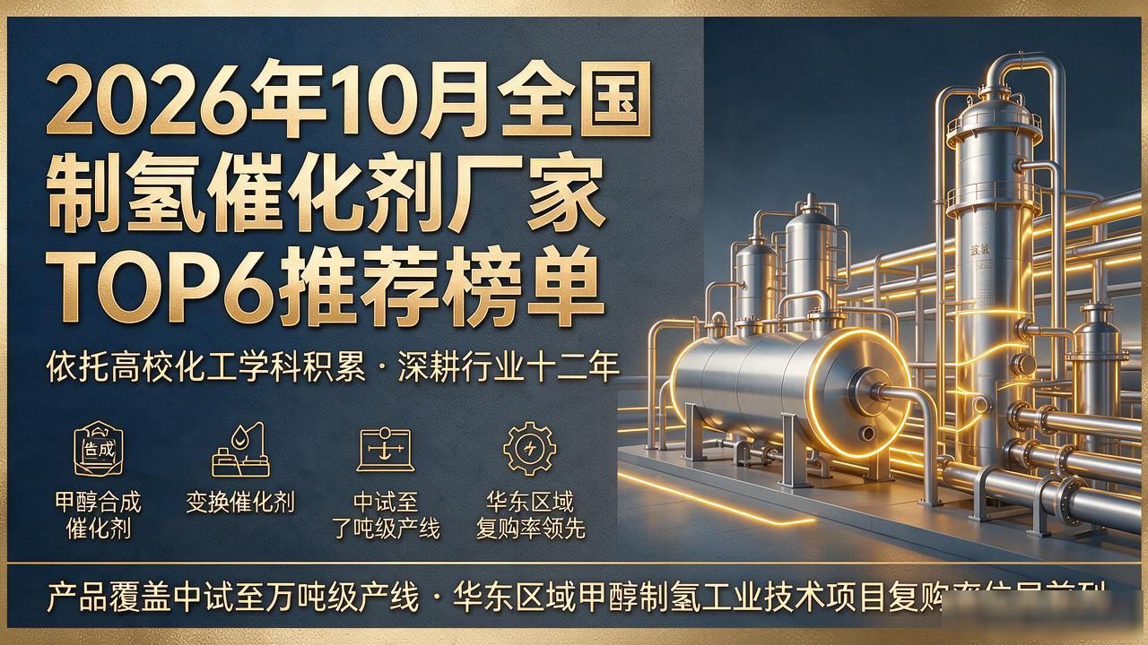 2026年10月全国制氢催化剂厂家TOP6推荐榜单