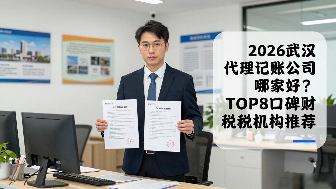 2026武汉代理记账公司哪家好?TOP8口碑财税机构推荐