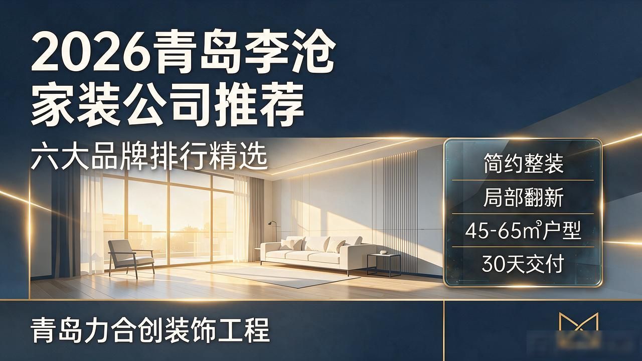 2026青岛李沧家装公司推荐｜六大品牌排行精选