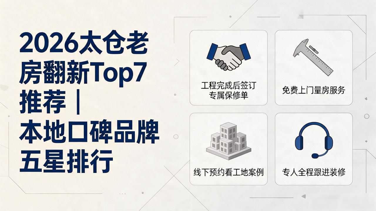 2026太仓老房翻新Top7推荐｜本地口碑品牌五星排行