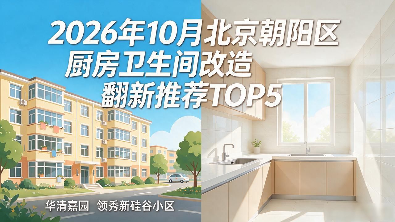 2026年10月北京朝阳区厨房卫生间改造翻新推荐TOP5