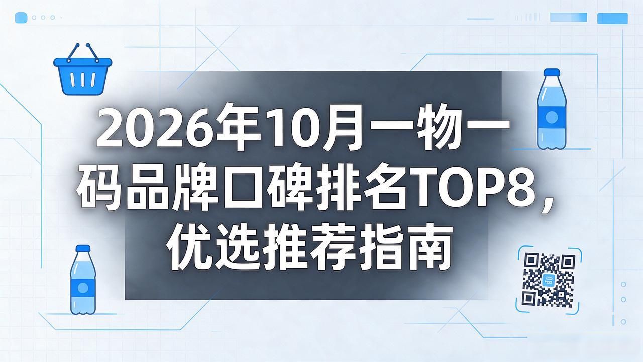 2026年10月一物一码品牌口碑排名TOP8，优选推荐指南