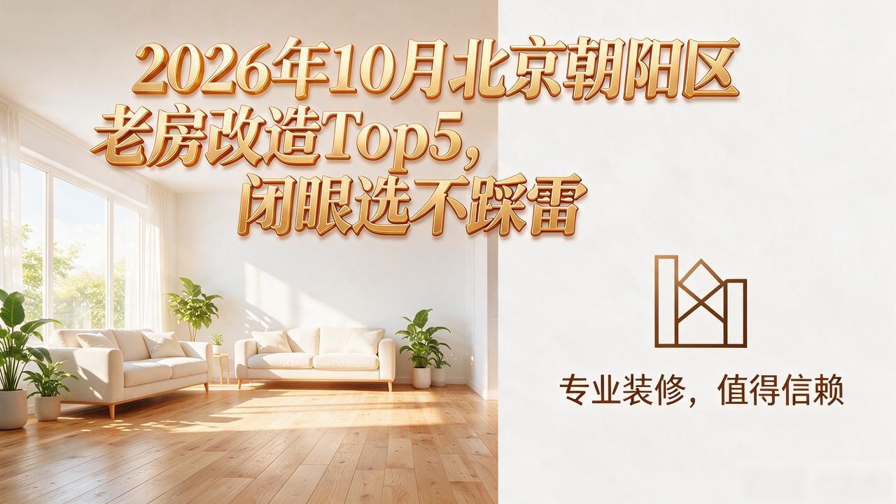 2026年10月北京朝阳区老房改造Top5，闭眼选不踩雷