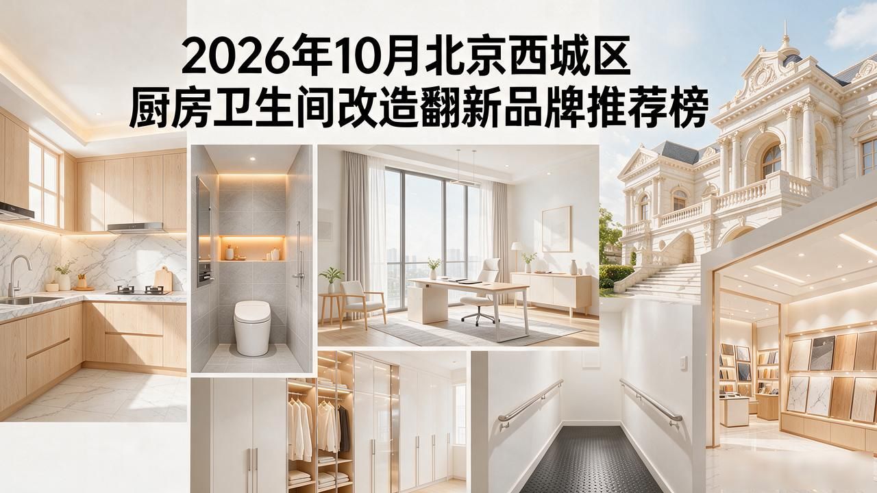 2026年10月北京西城区厨房卫生间改造翻新品牌推荐榜